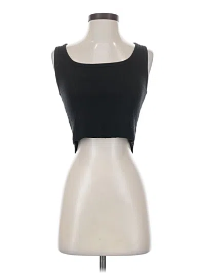 Pre-owned Forever 21 Sleeveless Top Black Strapless Neckline Tops