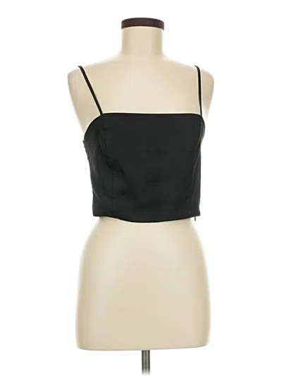 Pre-owned Forever 21 Sleeveless Top Black Strapless Neckline Tops