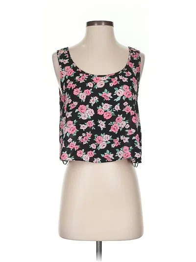 Pre-owned Forever 21 Sleeveless Top Black Sweetheart Neckline Tops