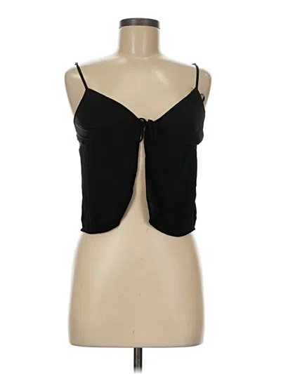 Pre-owned Forever 21 Sleeveless Top Black Sweetheart Neckline Tops