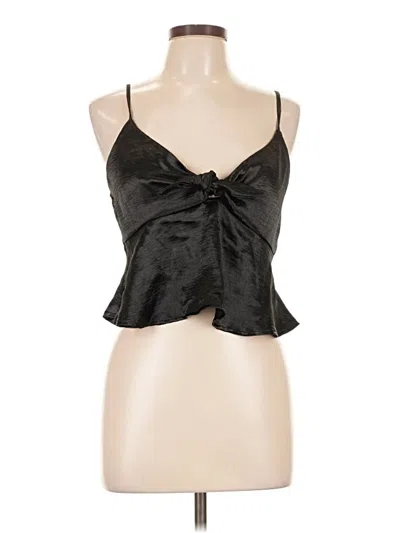 Pre-owned Forever 21 Sleeveless Top Black Sweetheart Neckline Tops