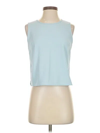 Pre-owned Forever 21 Sleeveless Top Blue Halter Neckline Tops