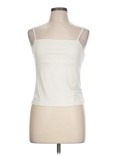 Pre-owned Forever 21 Sleeveless Top Ivory Strapless Neckline Tops
