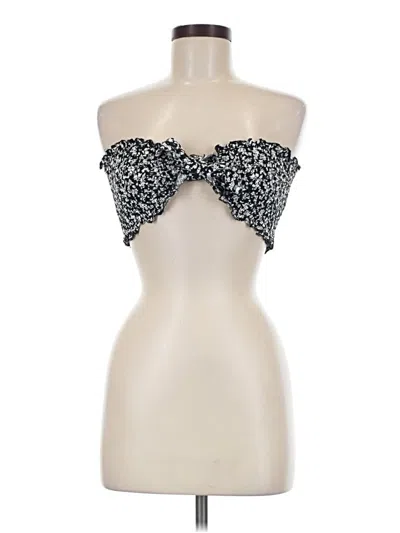 Pre-owned Forever 21 Sleeveless Top Ivory Strapless Neckline Tops