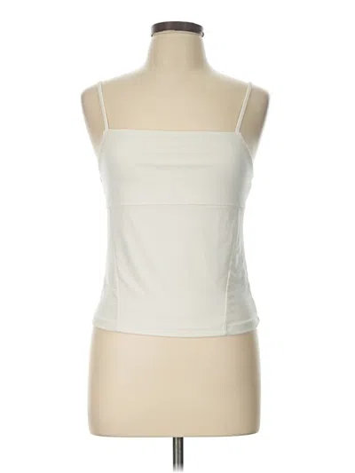Pre-owned Forever 21 Sleeveless Top Ivory Strapless Neckline Tops