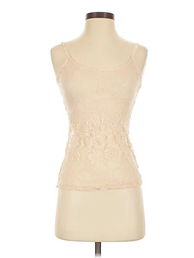 Pre-owned Forever 21 Sleeveless Top Ivory Sweetheart Neckline Tops