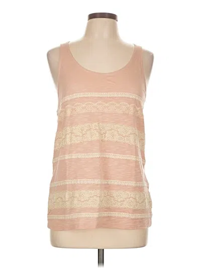 Pre-owned Forever 21 Sleeveless Top Pink Scoop Neck Tops