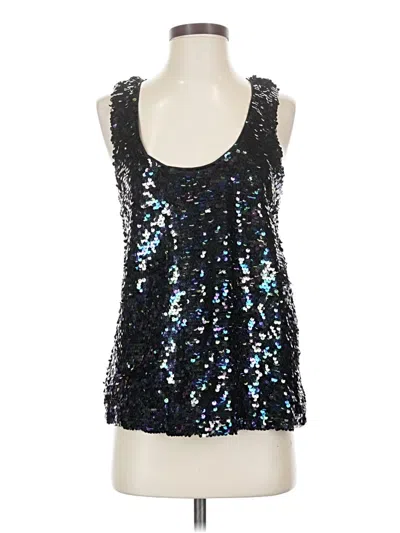 Pre-owned Forever 21 Sleeveless Top Silver Sweetheart Neckline Tops