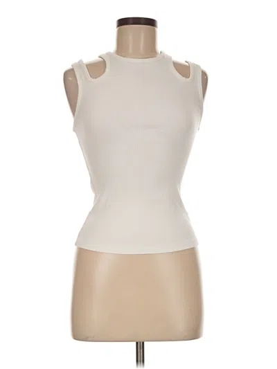 Pre-owned Forever 21 Sleeveless T-shirt In Ivory