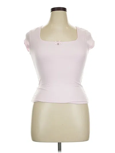 Pre-owned Forever 21 Sleeveless T-shirt In Pink