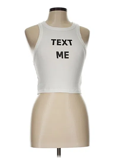 Pre-owned Forever 21 Sleeveless T-shirt In White