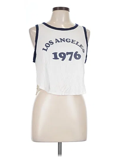 Pre-owned Forever 21 Sleeveless T-shirt In White