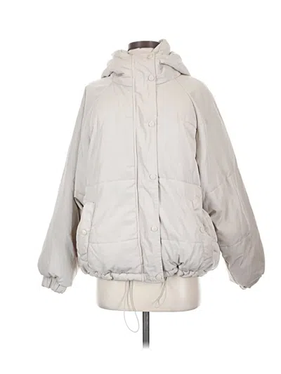 Pre-owned Forever 21 Snow Jacket In Gray