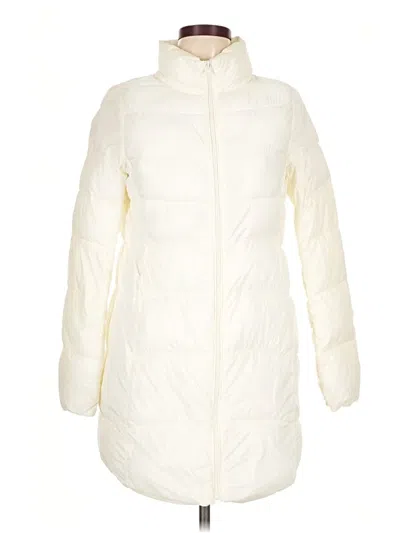 Pre-owned Forever 21 Snow Jacket In Ivory