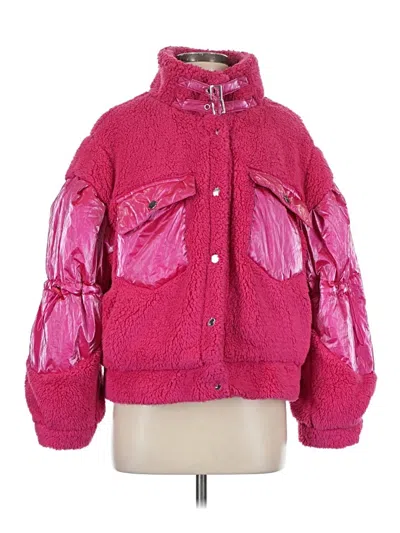 Pre-owned Forever 21 Snow Jacket In Pink