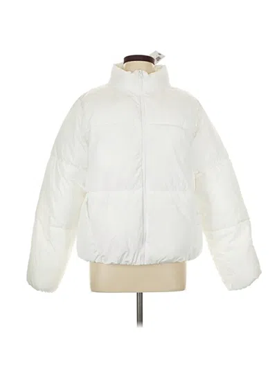 Pre-owned Forever 21 Snow Jacket In White