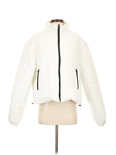 Pre-owned Forever 21 Snow Jacket In White