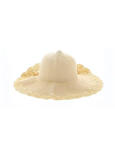 Pre-owned Forever 21 Sun Hat In Yellow