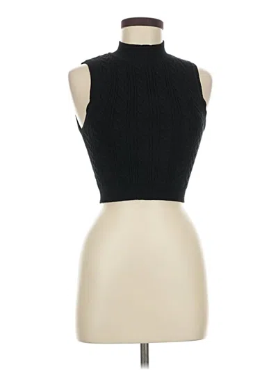 Pre-owned Forever 21 Sweater Vest In Black