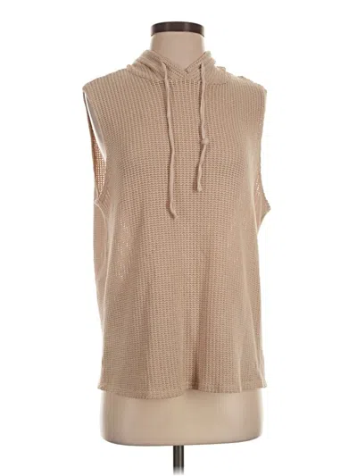 Pre-owned Forever 21 Sweater Vest In Tan