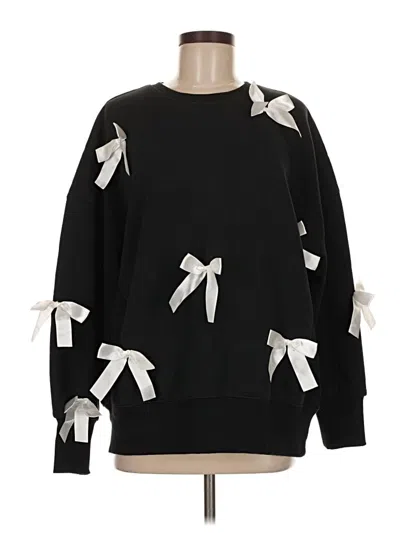 Pre-owned Forever 21 Sweatshirt In Black