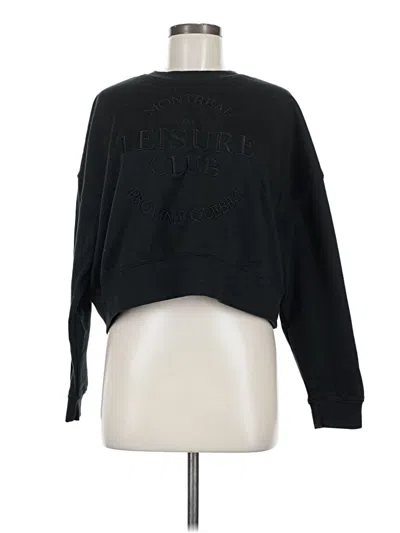 Pre-owned Forever 21 Sweatshirt In Black