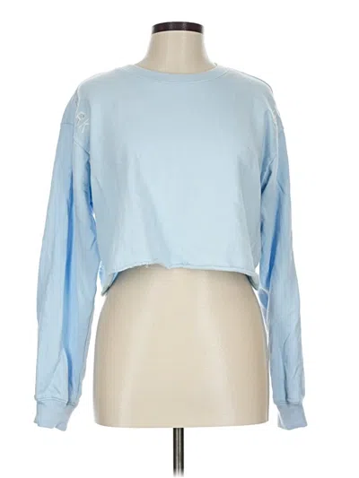 Pre-owned Forever 21 Sweatshirt In Blue