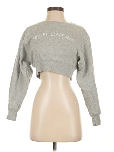Pre-owned Forever 21 Sweatshirt In Gray