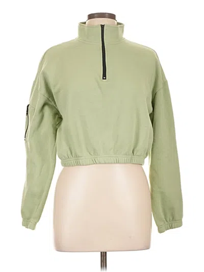 Pre-owned Forever 21 Sweatshirt In Green