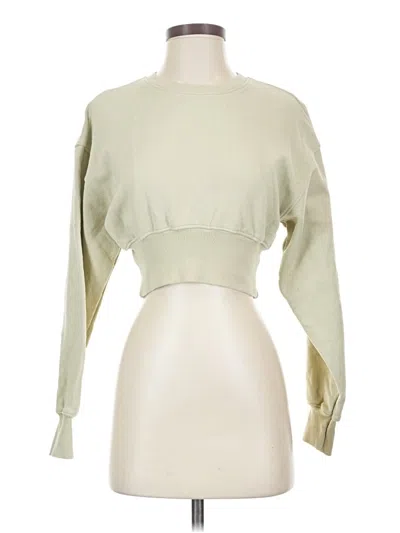 Pre-owned Forever 21 Sweatshirt In Green
