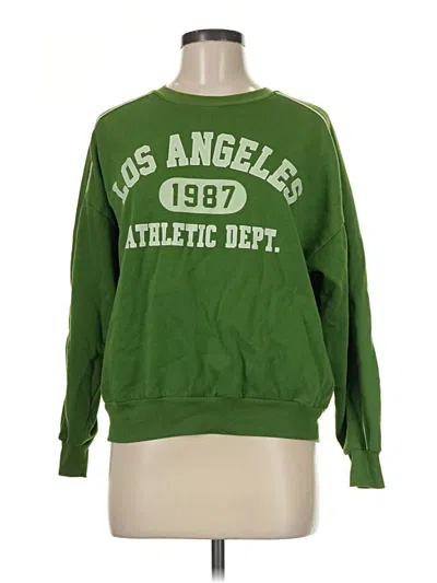 Pre-owned Forever 21 Sweatshirt In Green