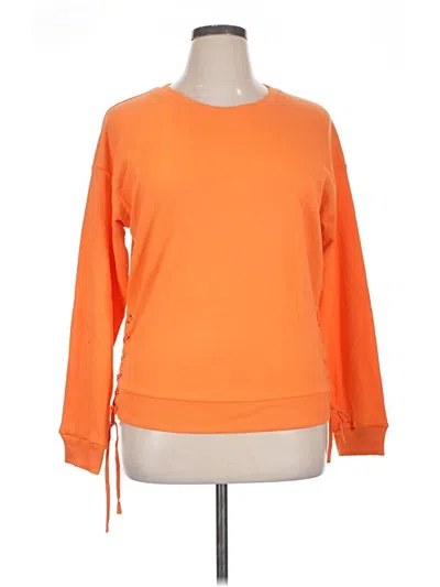 Pre-owned Forever 21 Sweatshirt In Orange