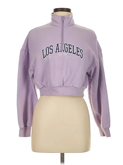 Pre-owned Forever 21 Sweatshirt In Purple