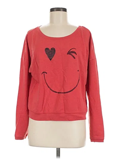Pre-owned Forever 21 Sweatshirt In Red