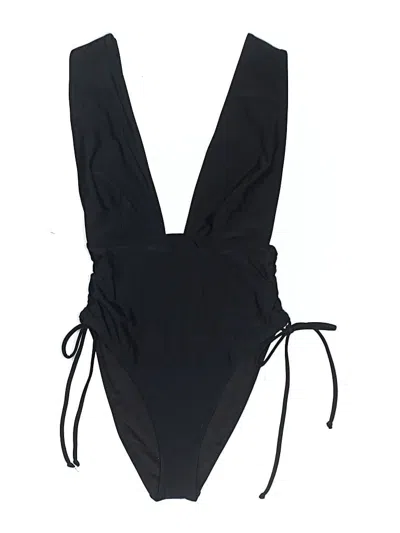 Pre-owned Forever 21 Swimsuit Bottoms In Black