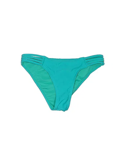 Pre-owned Forever 21 Swimsuit Bottoms In Blue