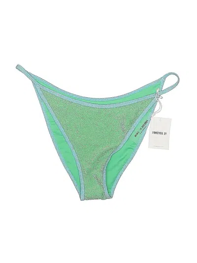 Forever 21 Swimsuit Bottoms In Green