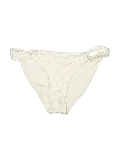 Pre-owned Forever 21 Swimsuit Bottoms In Ivory