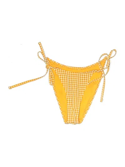 Pre-owned Forever 21 Swimsuit Bottoms In Yellow