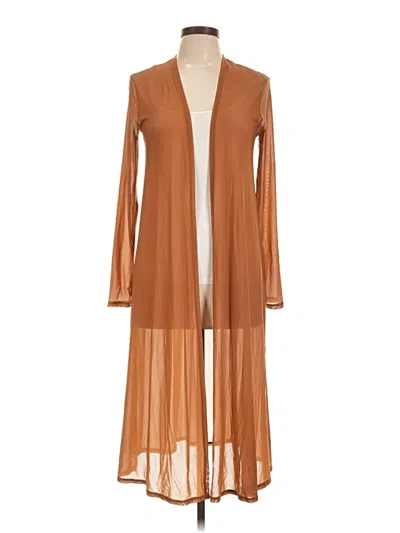 Pre-owned Forever 21 Swimsuit Cover Up In Brown