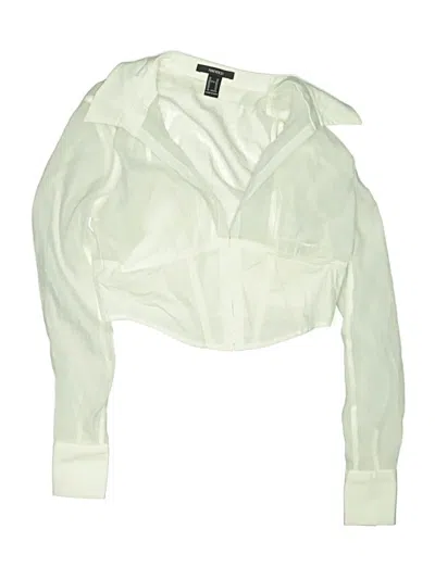 Pre-owned Forever 21 Swimsuit Top Green Swimwear
