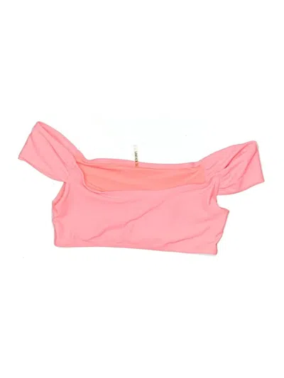 Pre-owned Forever 21 Swimsuit Top Pink Swimwear