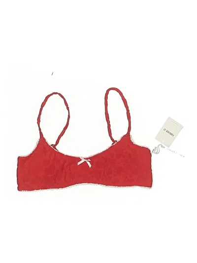 Forever 21 Swimsuit Top Red Swimwear