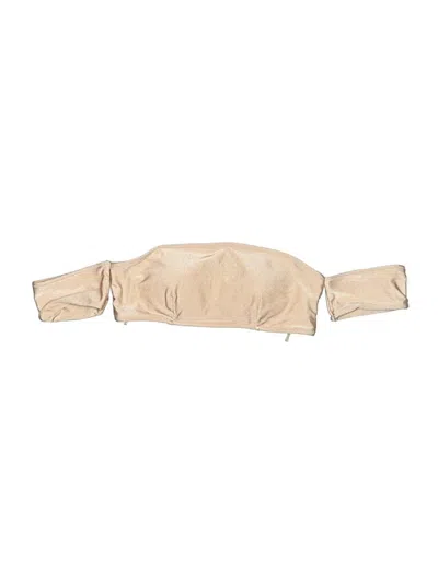 Pre-owned Forever 21 Swimsuit Top Tan Swimwear