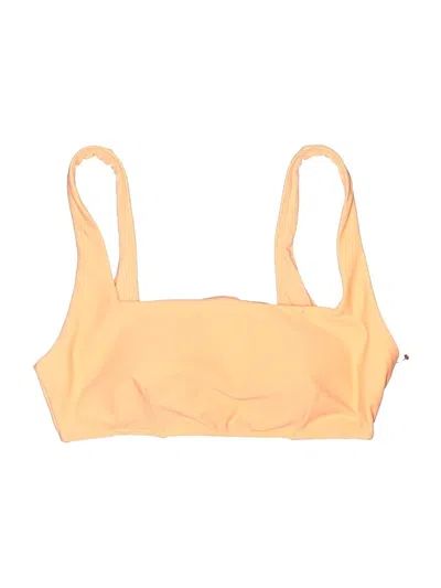 Pre-owned Forever 21 Swimsuit Top Yellow Swimwear