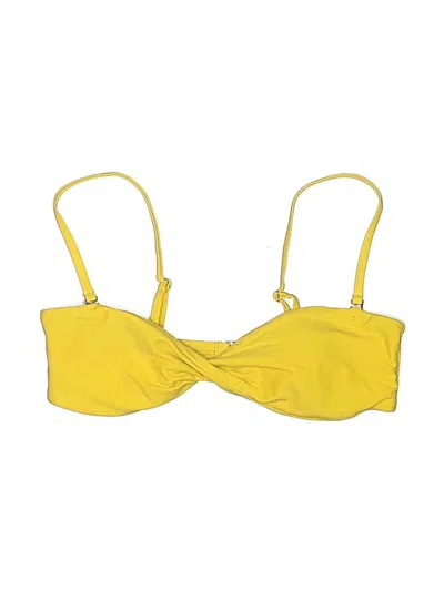 Forever 21 Swimsuit Top Yellow Swimwear