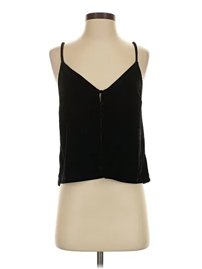 Pre-owned Forever 21 Tank Top Black Halter Neckline Tops