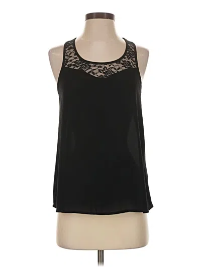 Pre-owned Forever 21 Tank Top Black Halter Neckline Tops