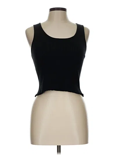 Pre-owned Forever 21 Tank Top Black Strapless Neckline Tops