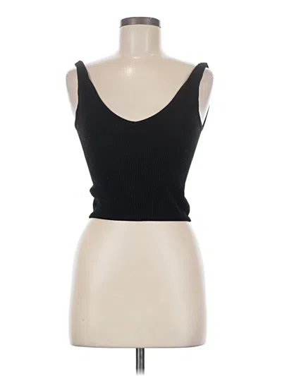 Pre-owned Forever 21 Tank Top Black Strapless Neckline Tops